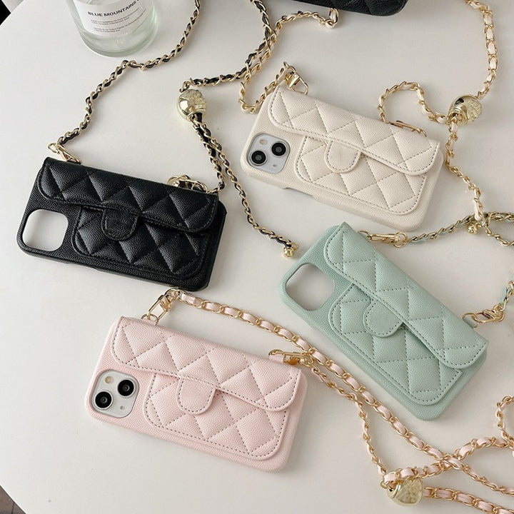 Luxe Wallet Crossbody Case With Adjustable Sling- Iphone