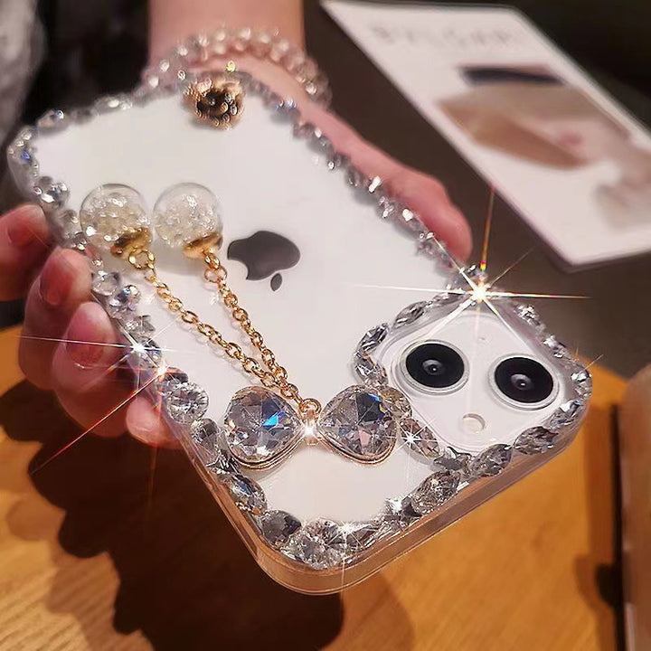 Max Glow Bow Dazzle Transparent Phone Case