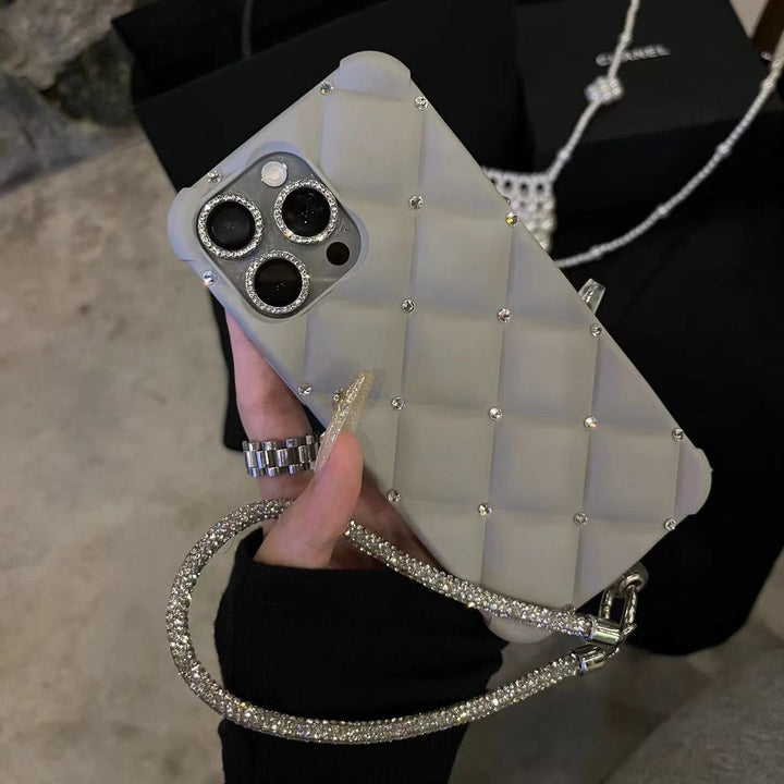Silver Stone Quilted Case