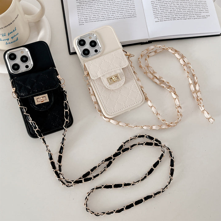 Luxury Wallet Crossbody Lanyard Chain Case