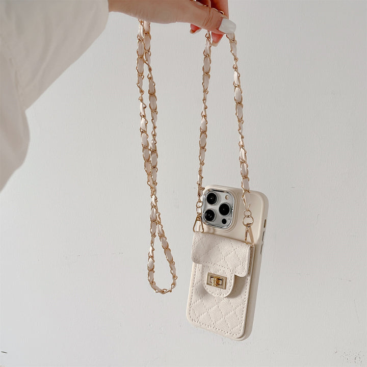 Luxury Wallet Crossbody Lanyard Chain Case
