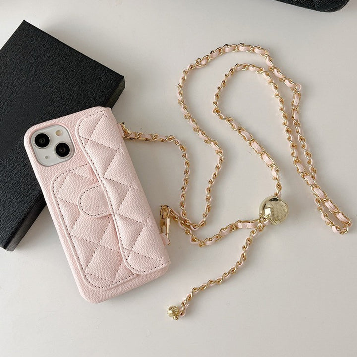 Luxe Wallet Crossbody Case With Adjustable Sling- Iphone
