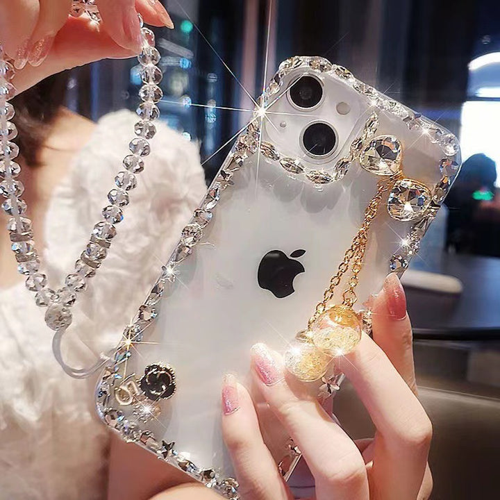 Max Glow Bow Dazzle Transparent Phone Case
