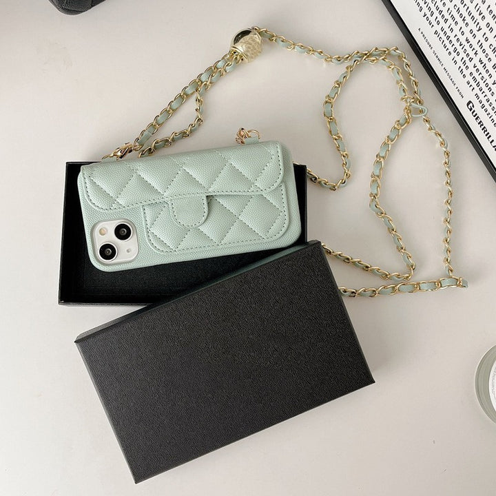 Luxe Wallet Crossbody Case With Adjustable Sling- Iphone