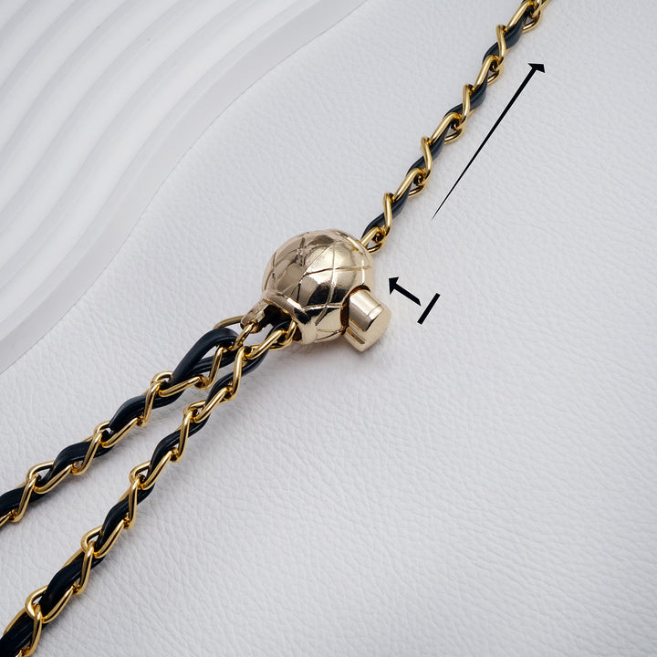 Strap Braided Gold Lanyard