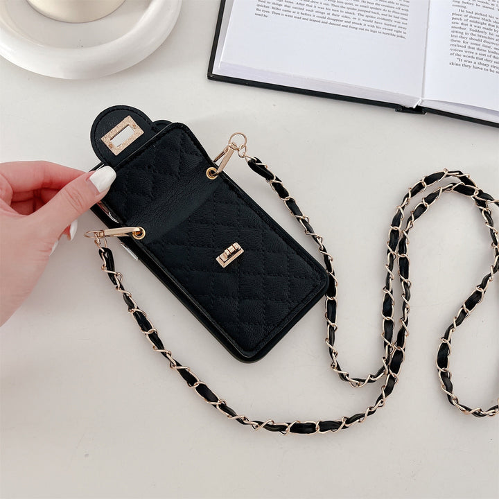 Luxury Wallet Crossbody Lanyard Chain Case