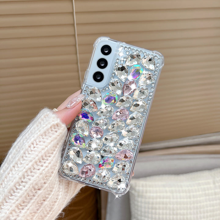 Flower Crystal Diamond Luxury Case - Samsung