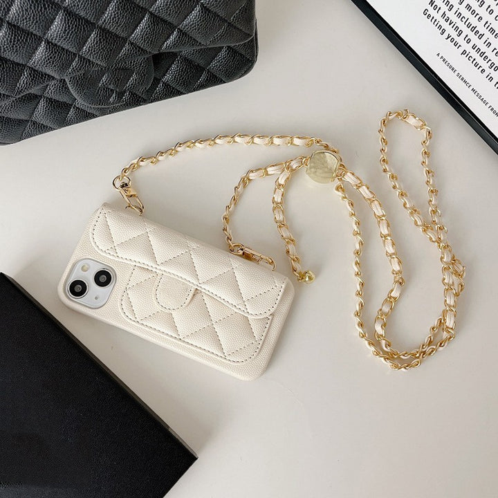 Luxe Wallet Crossbody Case With Adjustable Sling- Iphone