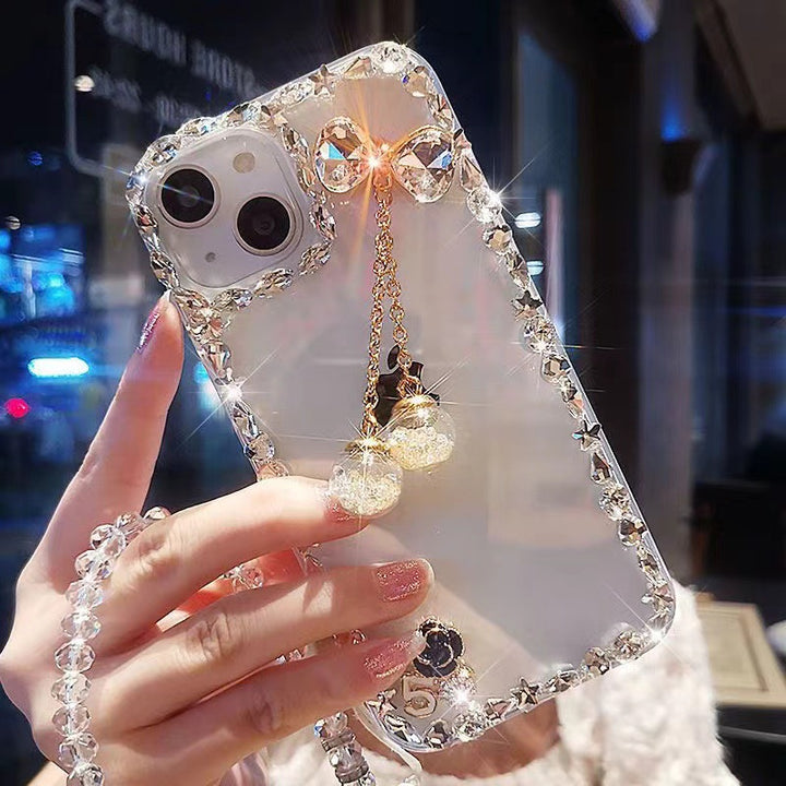 Max Glow Bow Dazzle Transparent Phone Case
