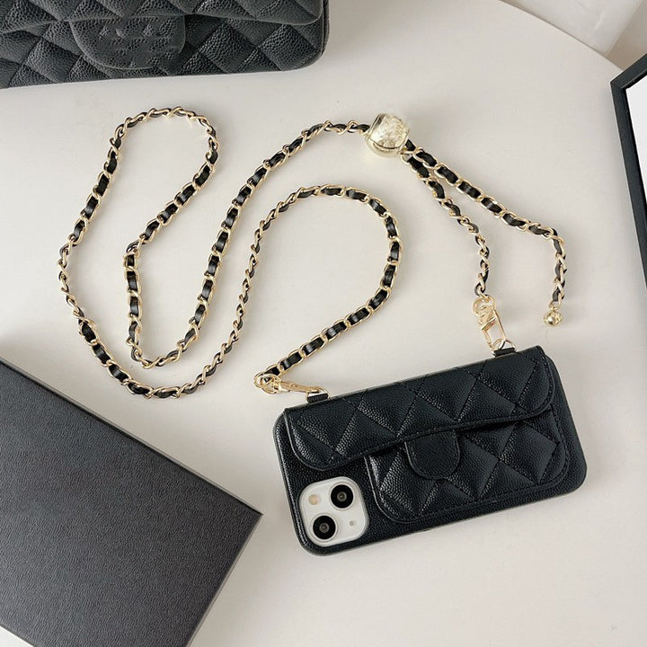 Luxe Wallet Crossbody Case With Adjustable Sling- Iphone