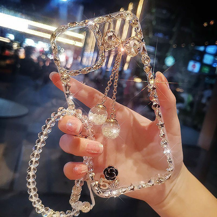 Max Glow Bow Dazzle Transparent Phone Case