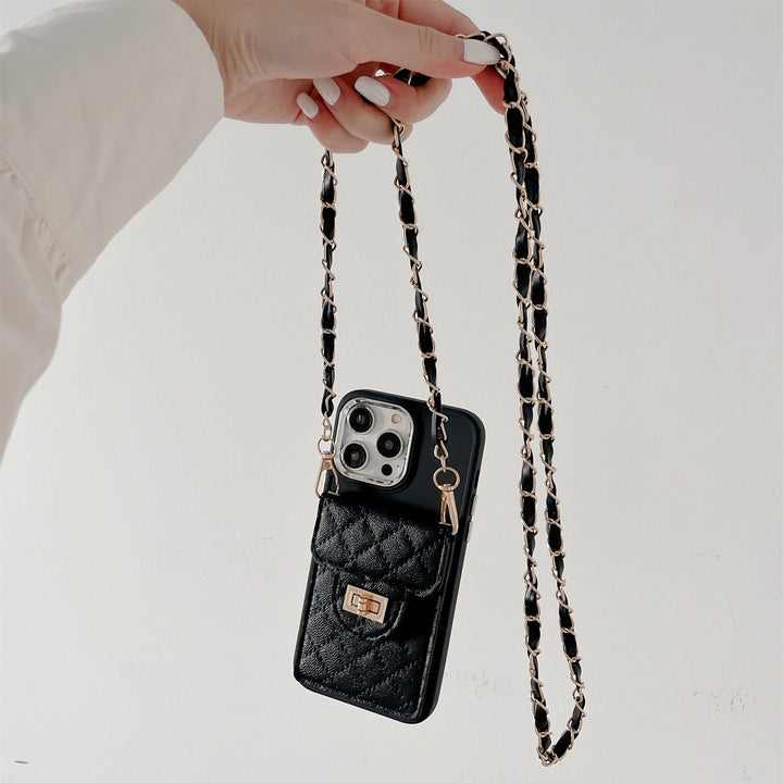 Luxury Wallet Crossbody Lanyard Chain Case