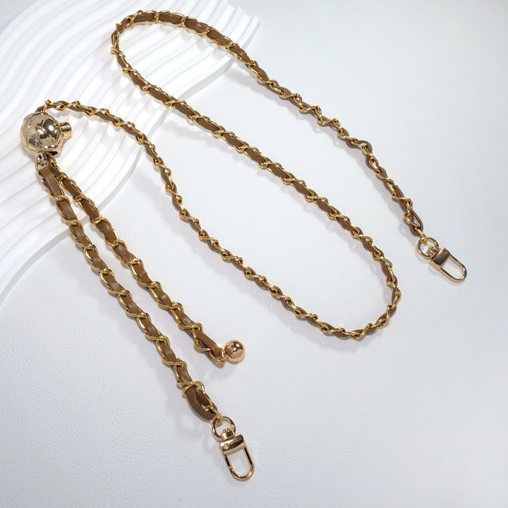 Strap Braided Gold Lanyard