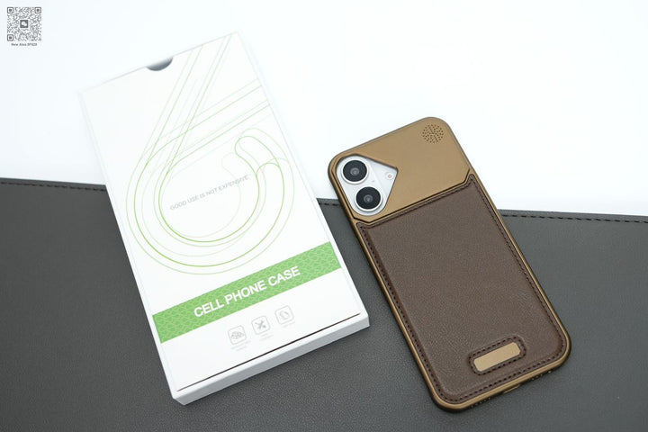 Aero Metallic Leather Case - iPhone