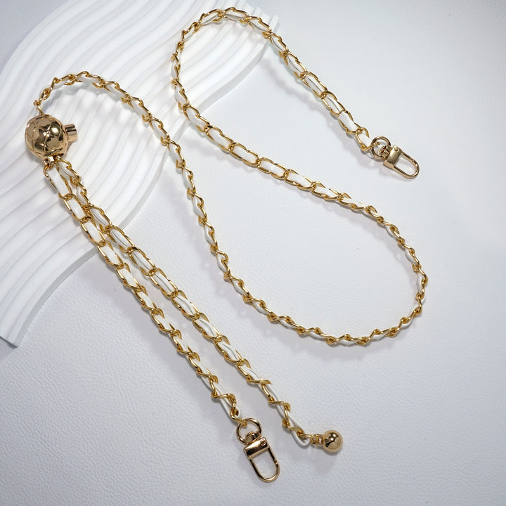 Strap Braided Gold Lanyard