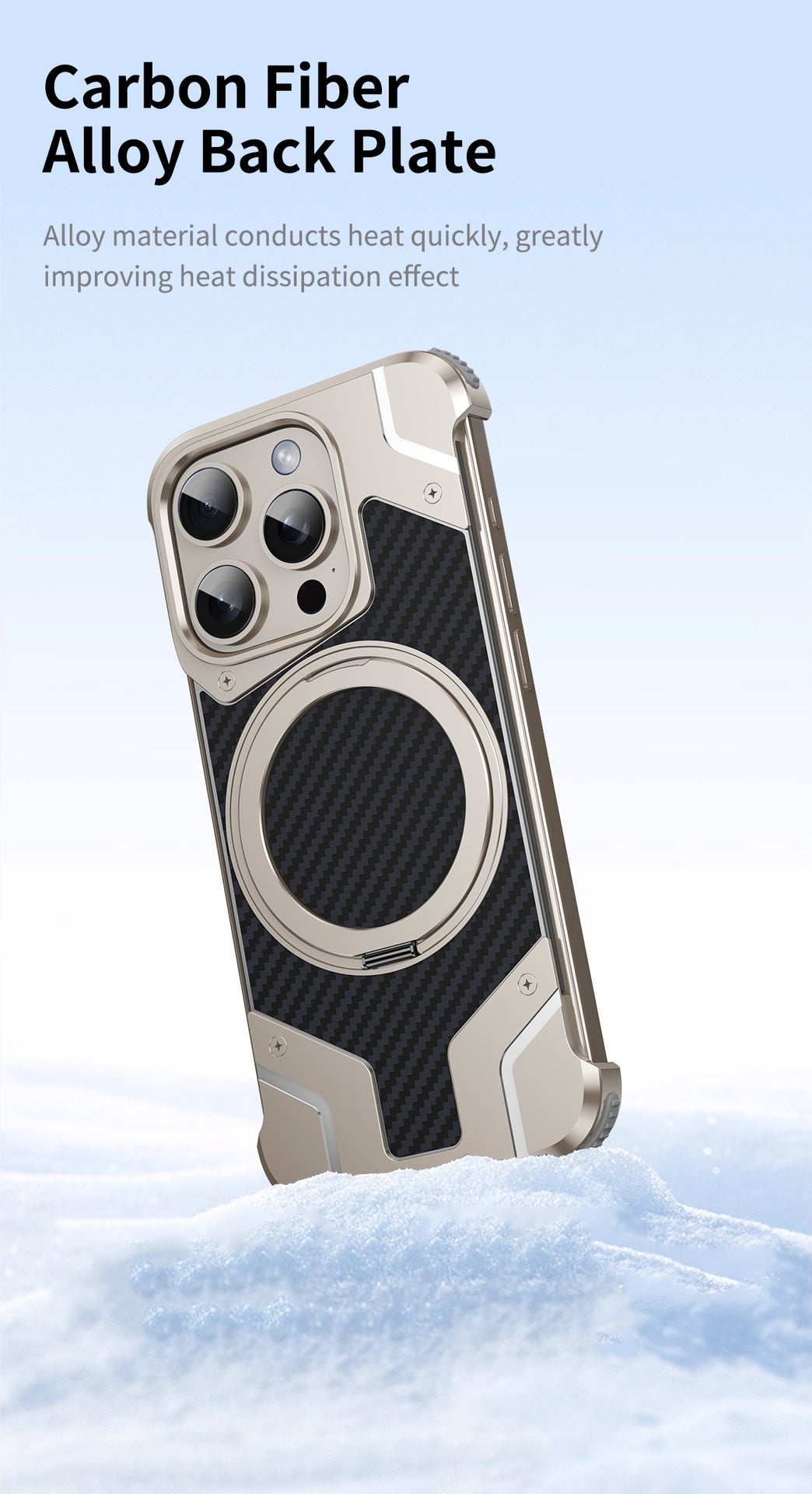 Infinite War Armor MAR Pro Carbon Fiber Case - Iphone