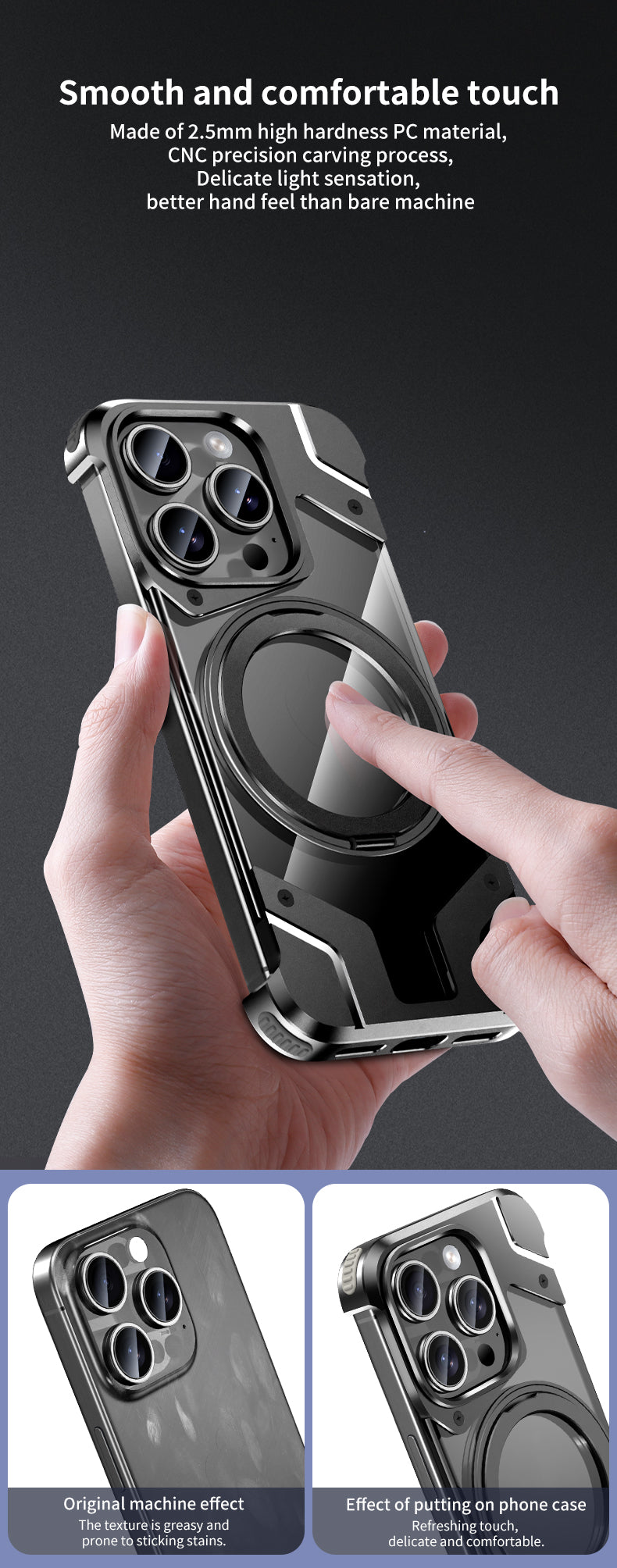 Infinite War Armor MAR Pro Transparent Fiber Case - Iphone