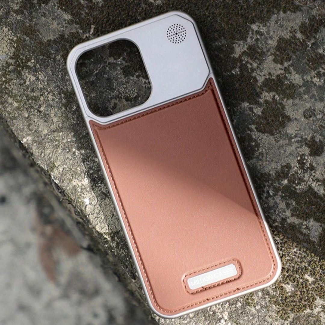 Aero Metallic Leather Case - iPhone