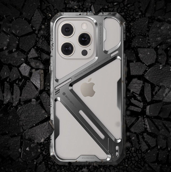 Titanium Alloy Armor Frame Case - iPhone