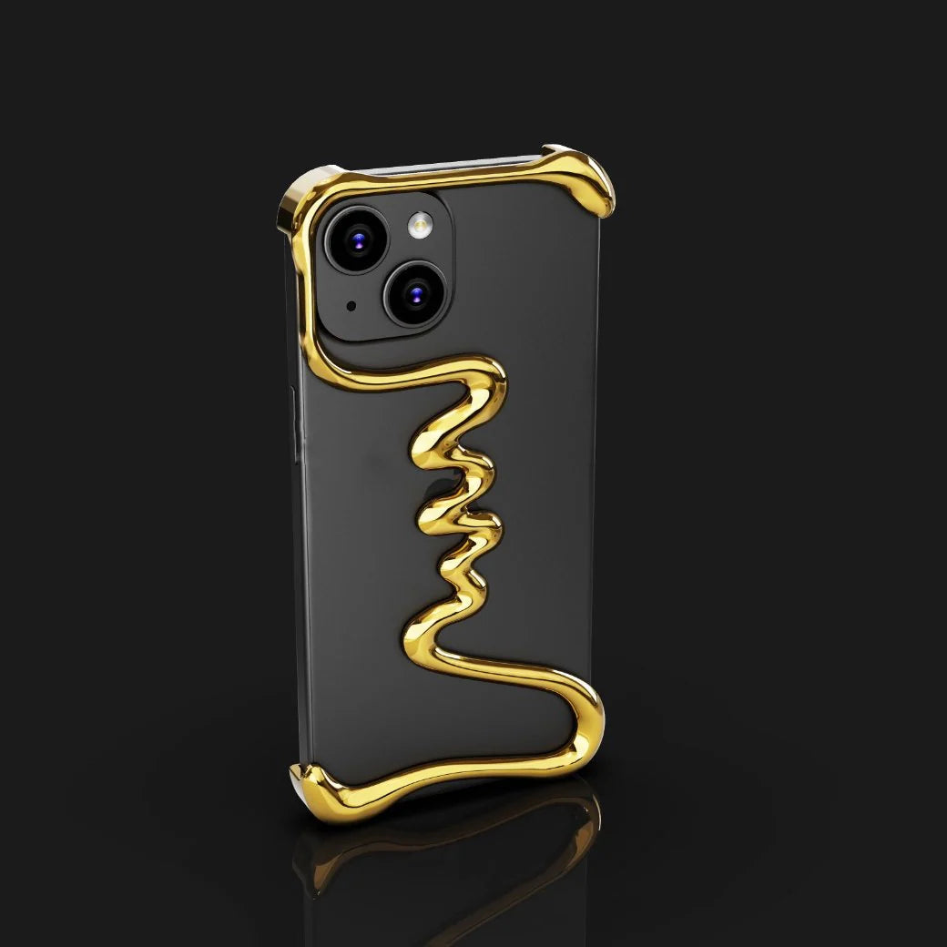 Golden Wave Premium Case - iPhone