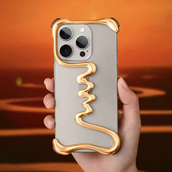 Golden Wave Premium Case - iPhone