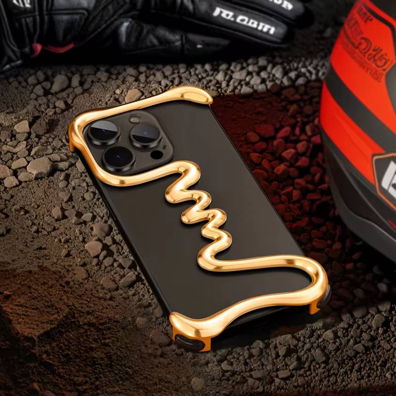 Golden Wave Premium Case - iPhone