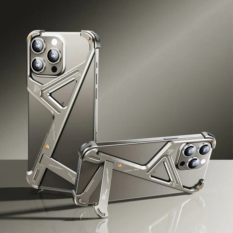 Classic geometric metallic Case - iPhone