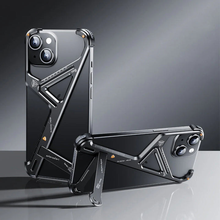 Classic geometric metallic Case - iPhone