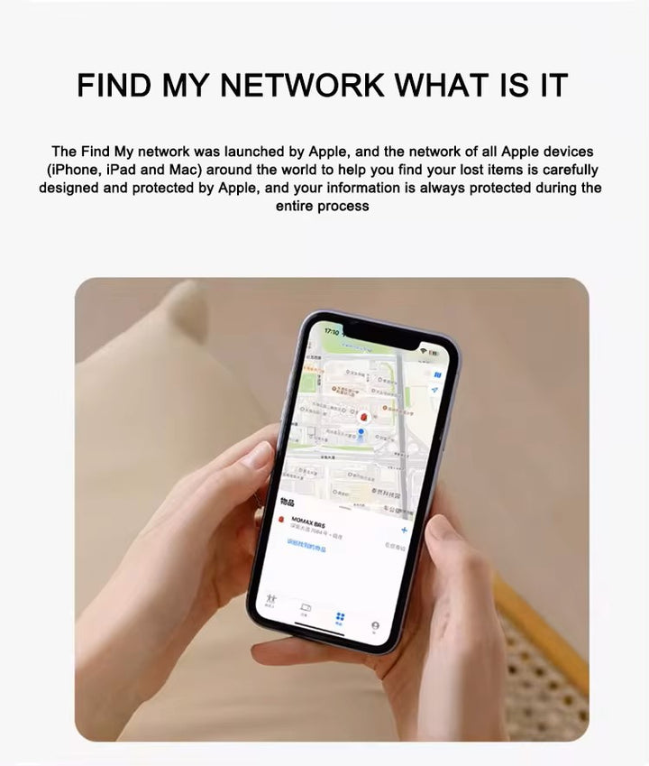 "Find My" card - IOS apple network