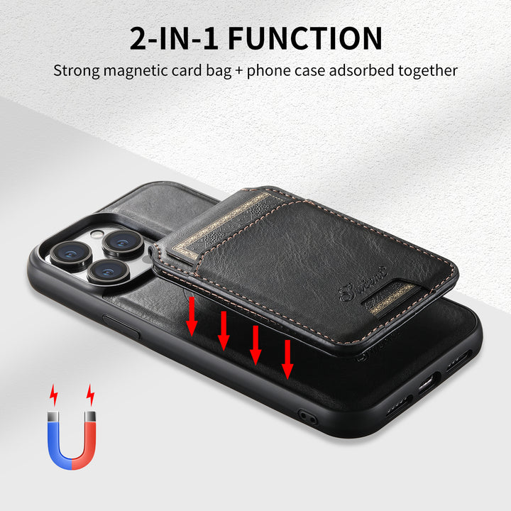 Premium Leather MagSafe Case with wallet - iPhone