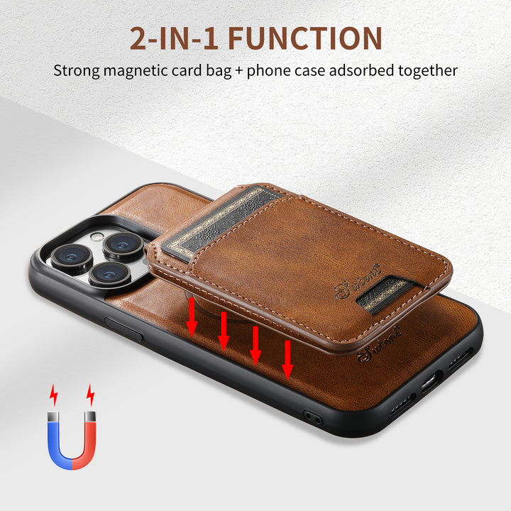 Premium Leather MagSafe Case with wallet - iPhone