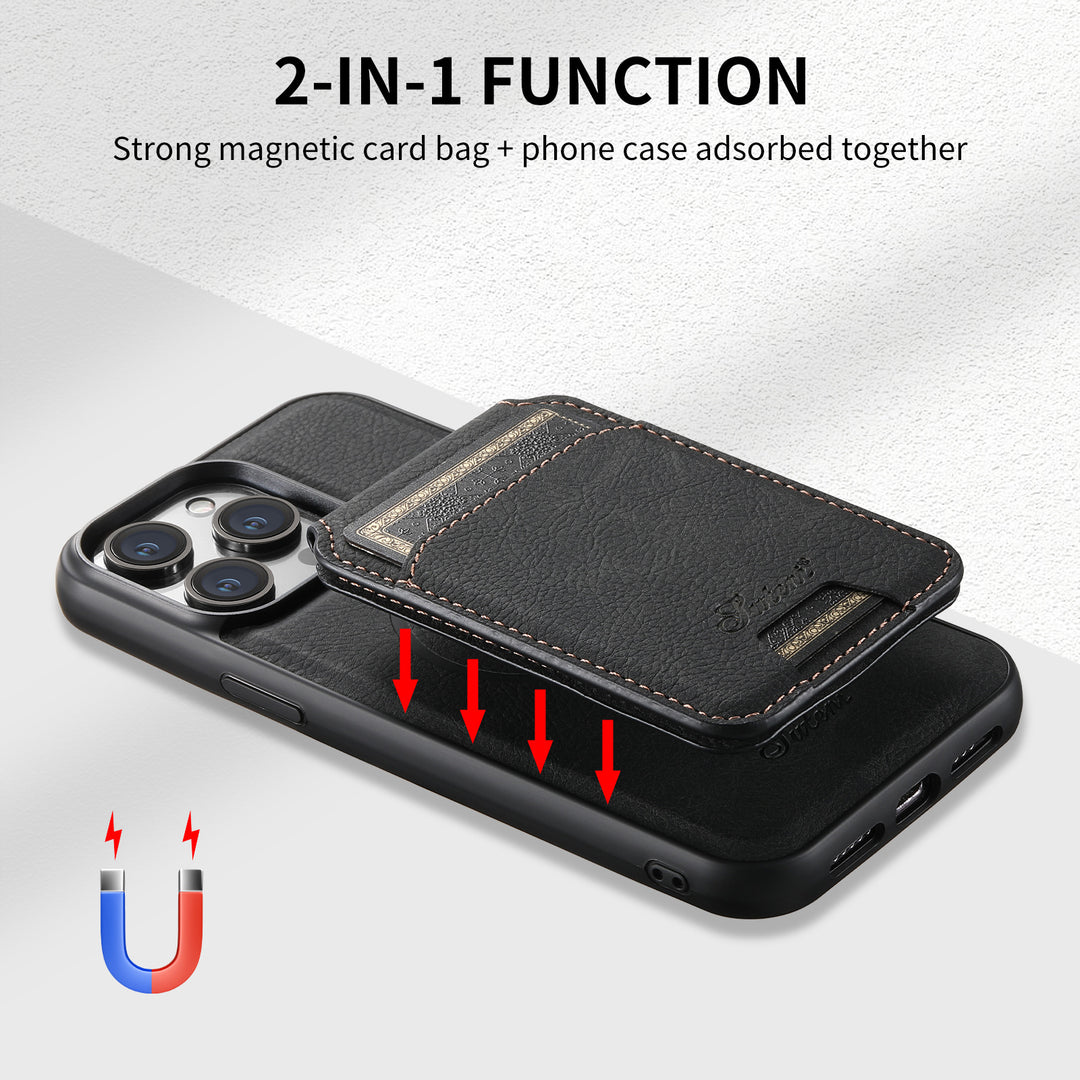 Premium Leather MagSafe Case with wallet - iPhone