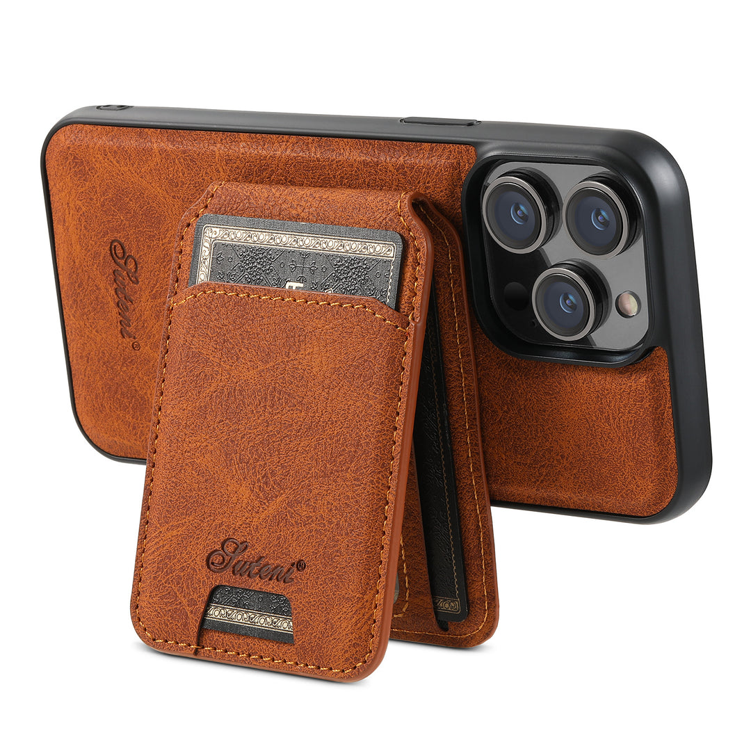 Premium Leather MagSafe Case with wallet - iPhone