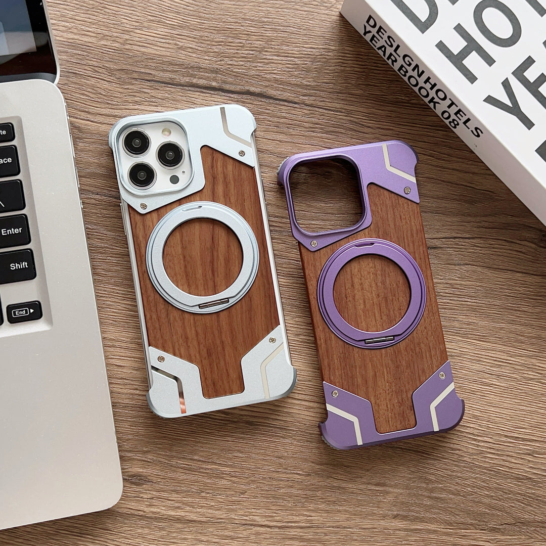 Infinite War Armor MAR Pro Wooden Fiber Case - Iphone