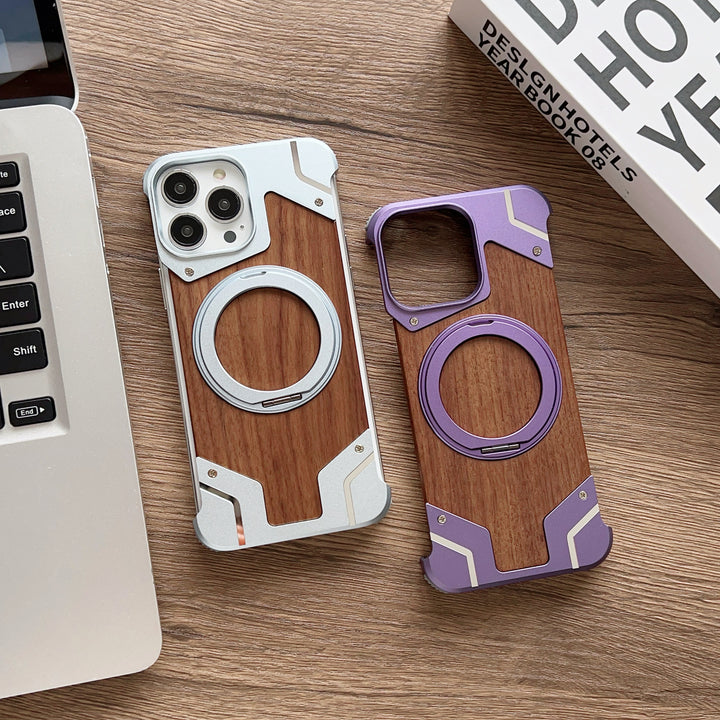 Infinite War Armor MAR Pro Wooden Fiber Case - Iphone