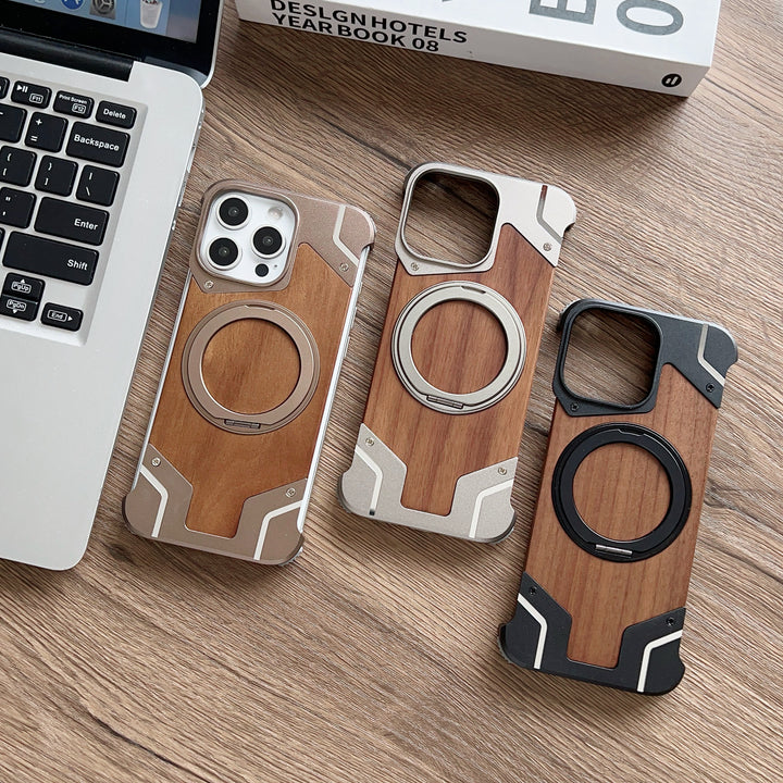 Infinite War Armor MAR Pro Wooden Fiber Case - Iphone