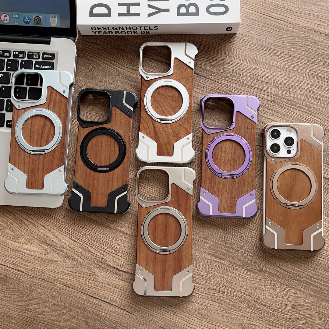 Infinite War Armor MAR Pro Wooden Fiber Case - Iphone