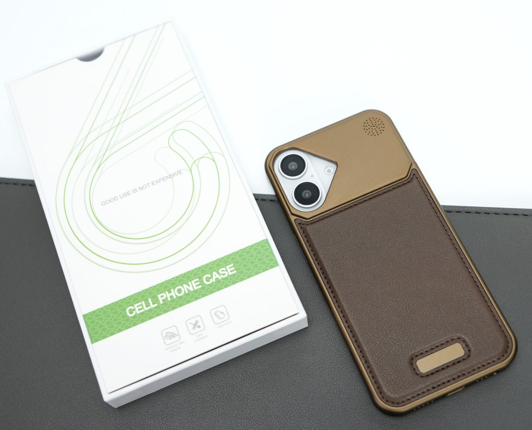 Aero Metallic Leather Case - iPhone