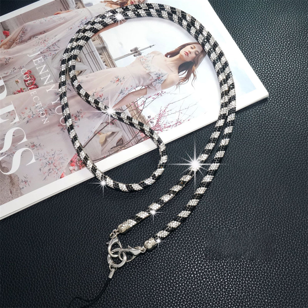 Diamond Charm Phone Lanyard