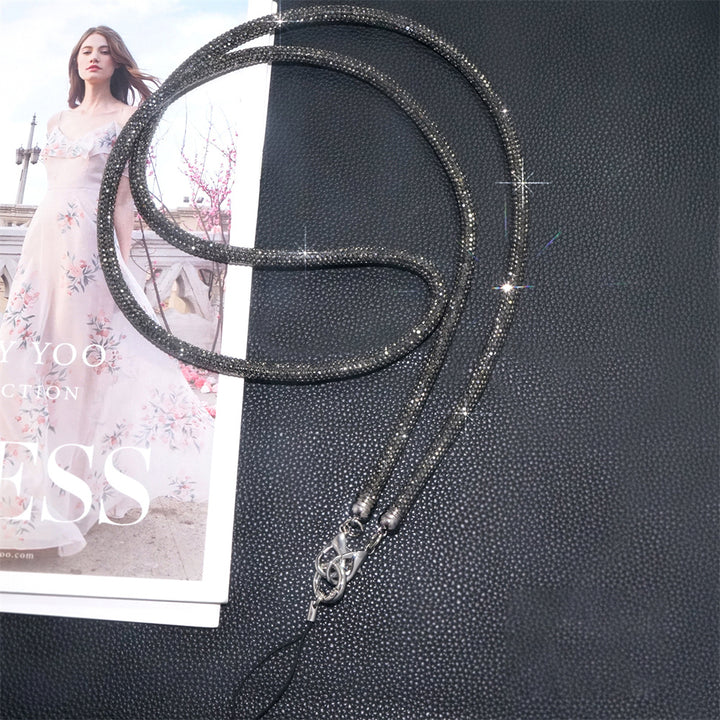 Diamond Charm Phone Lanyard