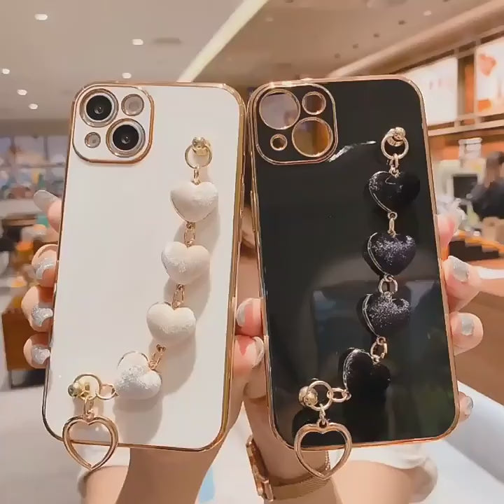 Bracelet phone case + charm - iPhone