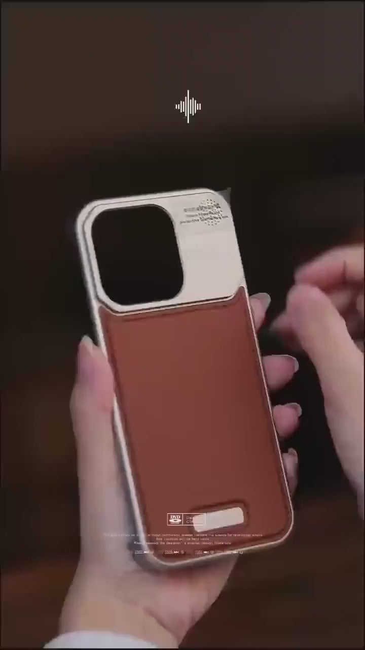 Aero Metallic Leather Case - iPhone