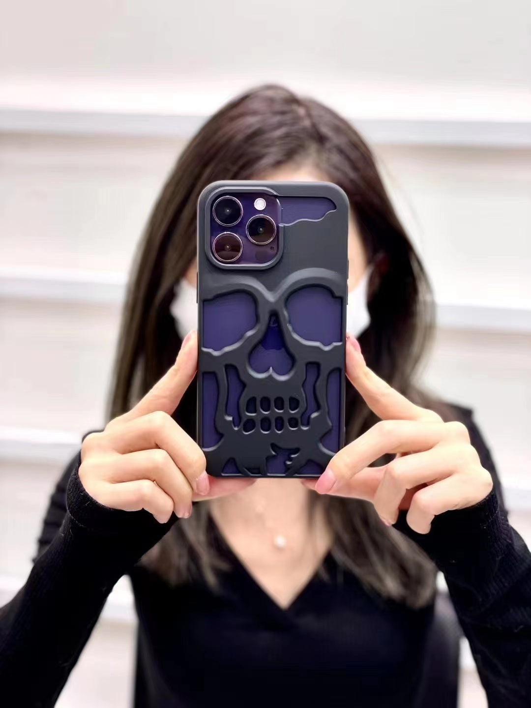 Hallow Skull Premium Case - iPhone